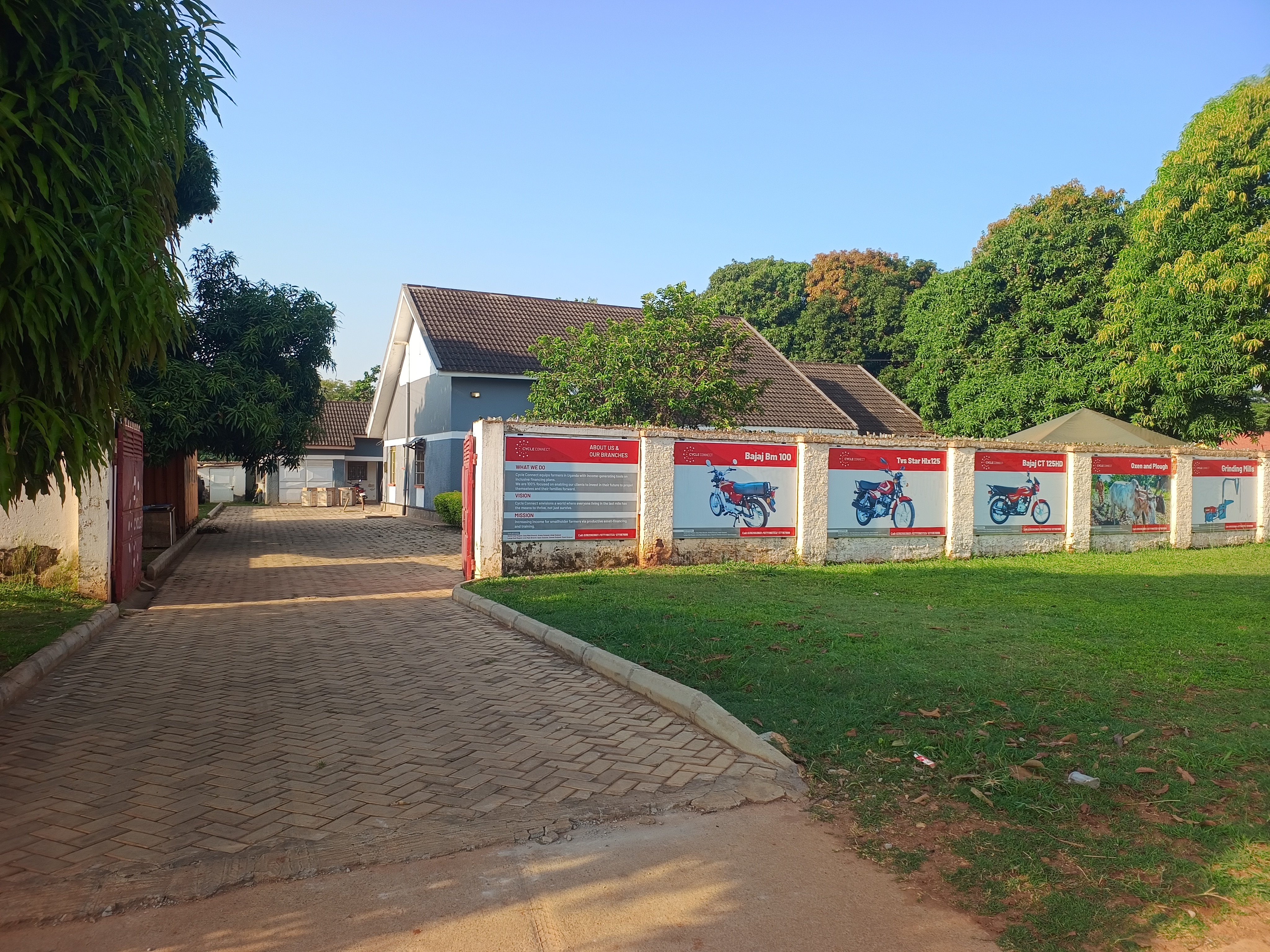 Cycle Connect head office in Gulu, Uganda